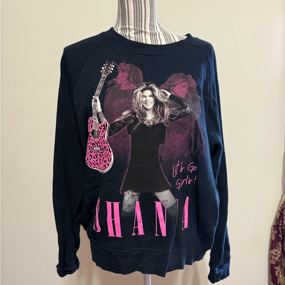 Daydreamer Shania Twain Lets Go Girls Sweatshirt Pink Daydreamer Crewneck
